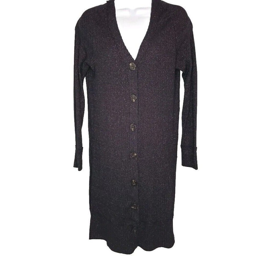 Free People We The Free Women’s (Size M) Sparkly Duster Cardigan Front Button